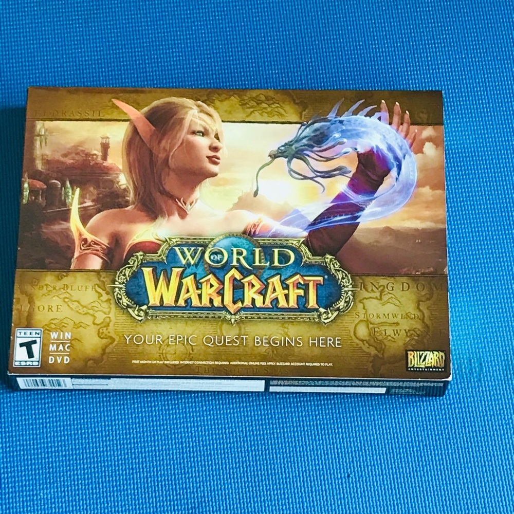 World of Warcraft video game video dvd  included